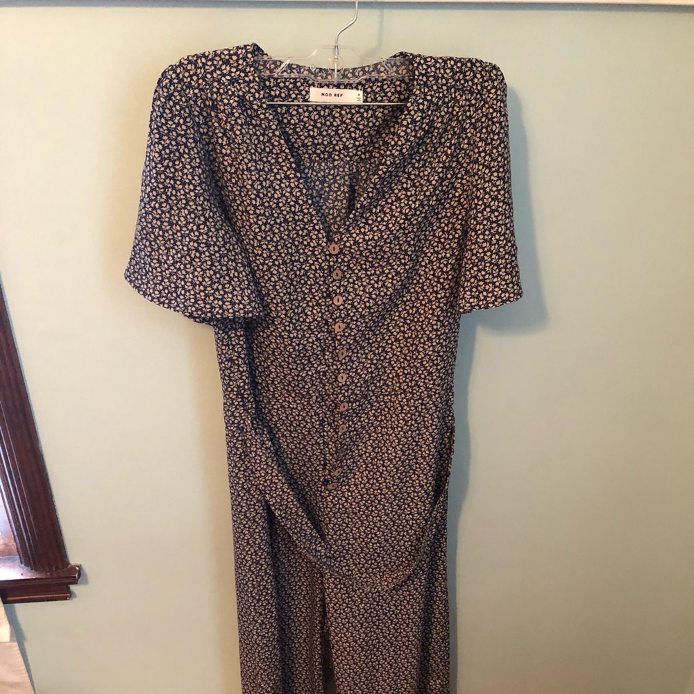 Floral jump suit